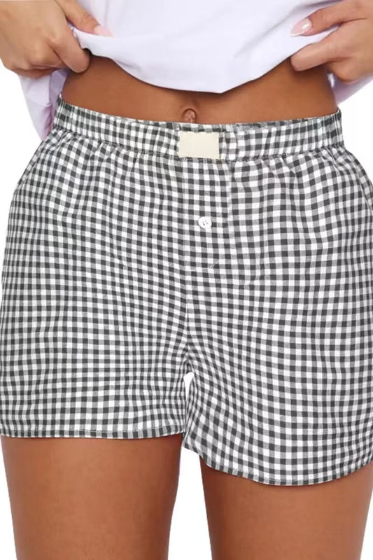 Gingham Boxer Shorts