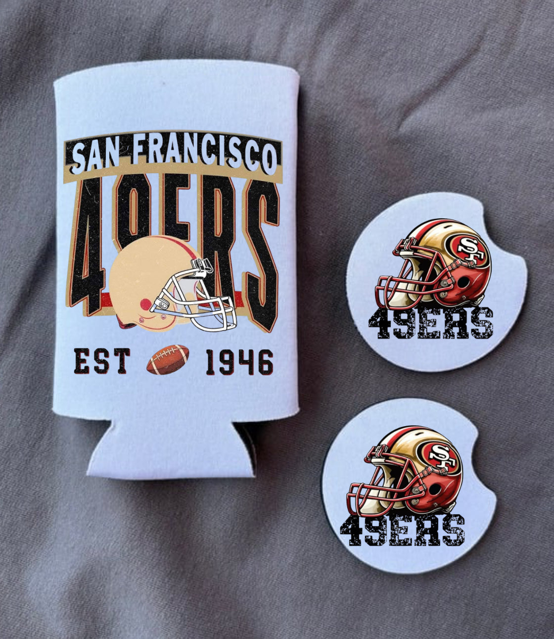SF 49ERS Koozie/Coasters