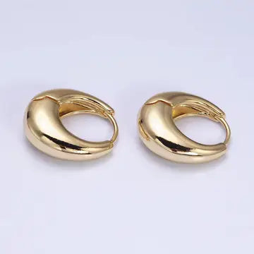 14K Gold Filled 19mm Chubby Dome