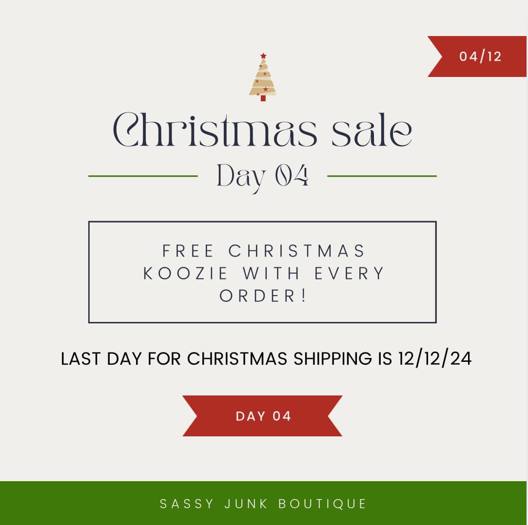 Free Christmas Koozie Day 04
