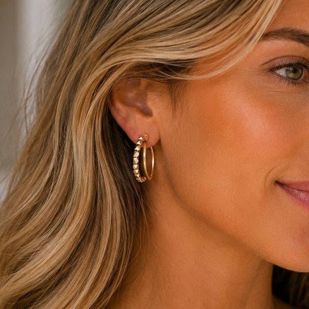 Phoebe Double Hoop Earrings
