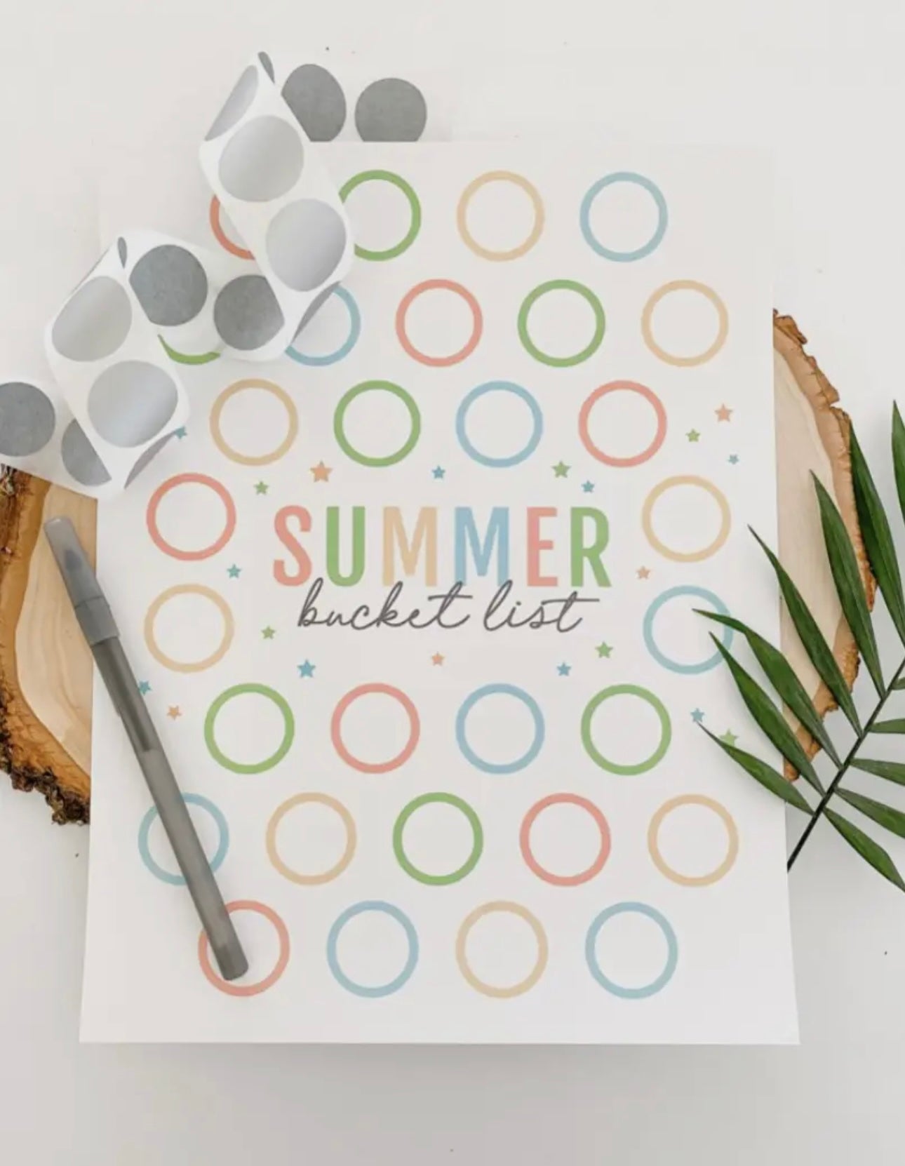 Summer Bucket List Scratcher