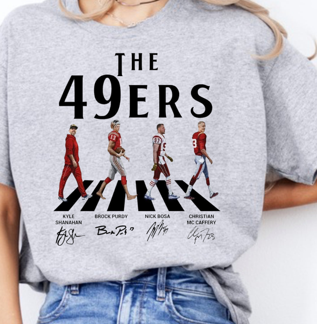 SF 49ers Players Walk