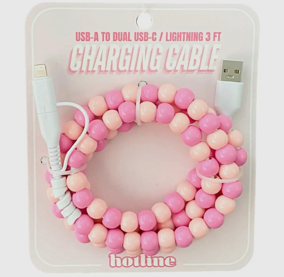 4 Way Charge Cable - Pink