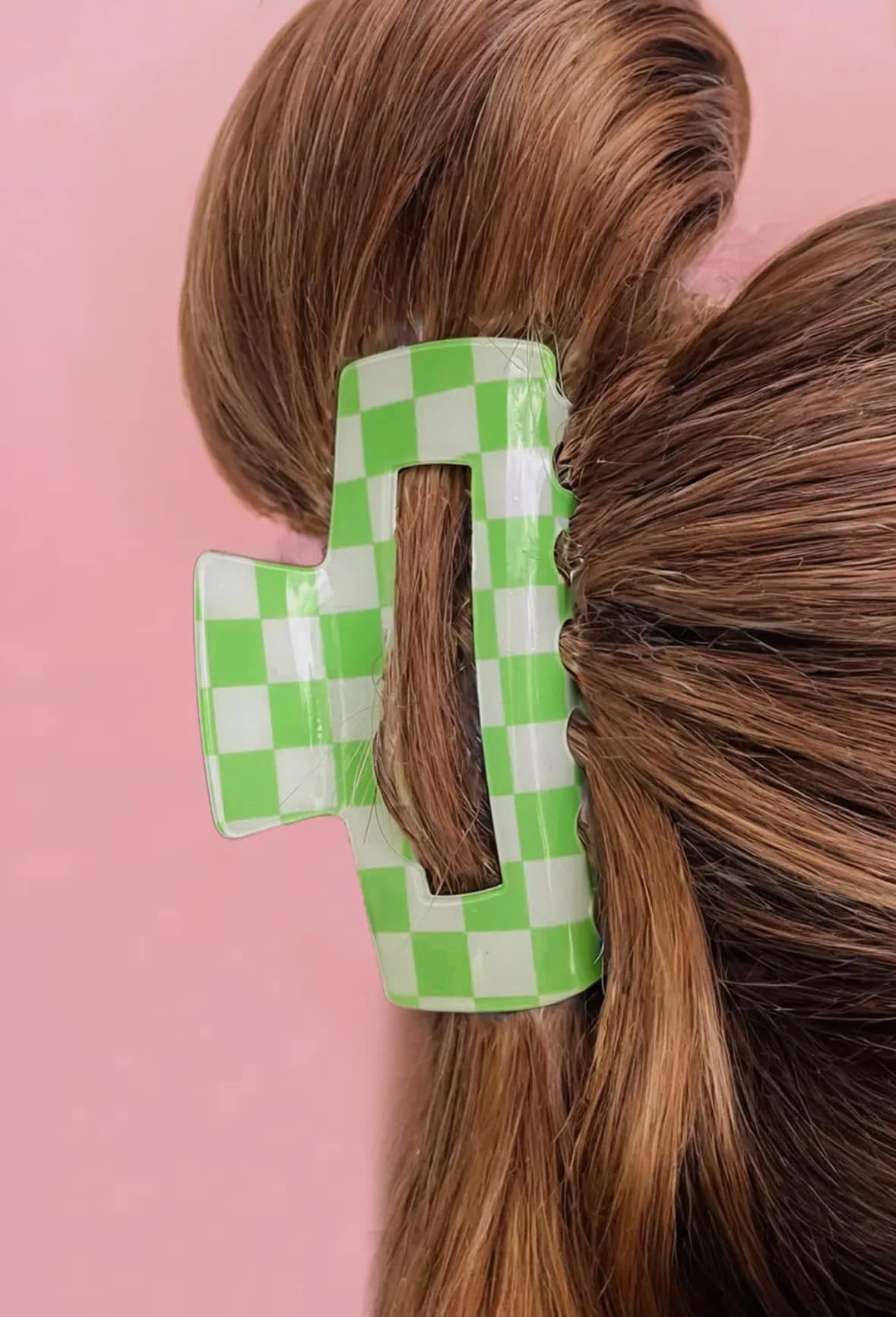Checkered Claw Clip