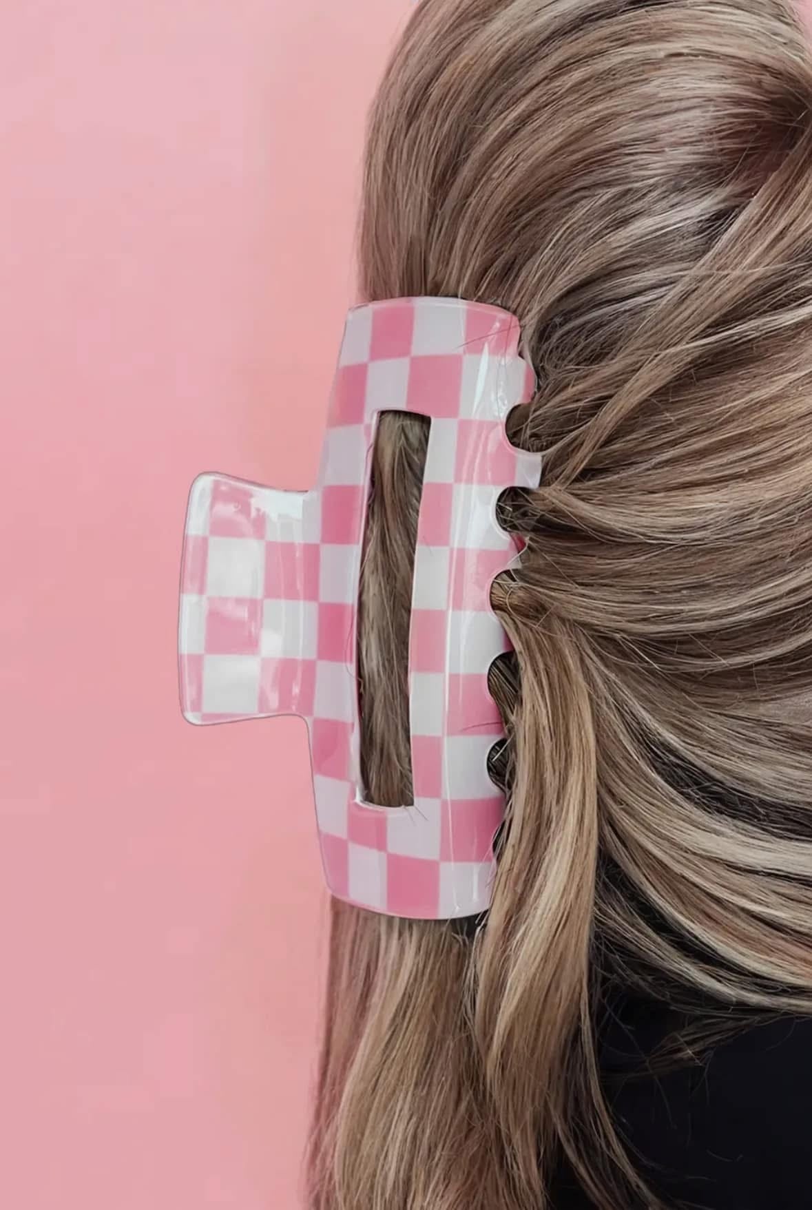 Checkered Claw Clip