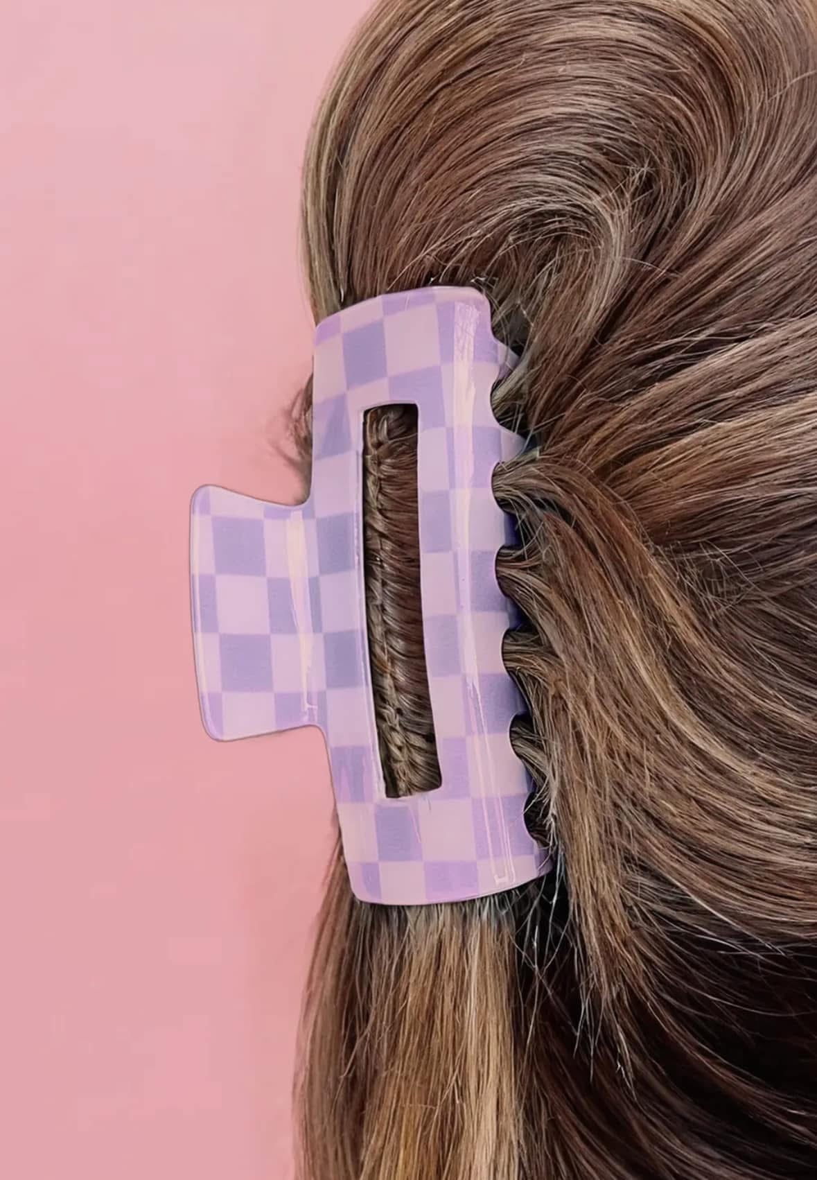 Checkered Claw Clip