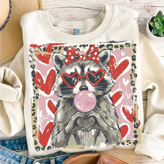 Bubble Gum Raccoon