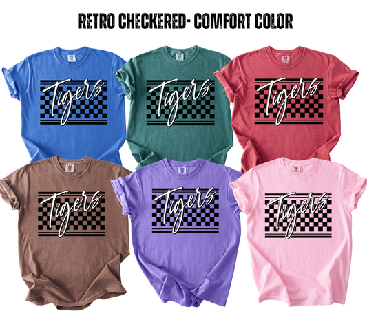 Retro Checkered- Comfort Color