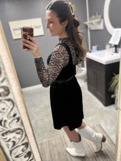 Black Velvet Dress