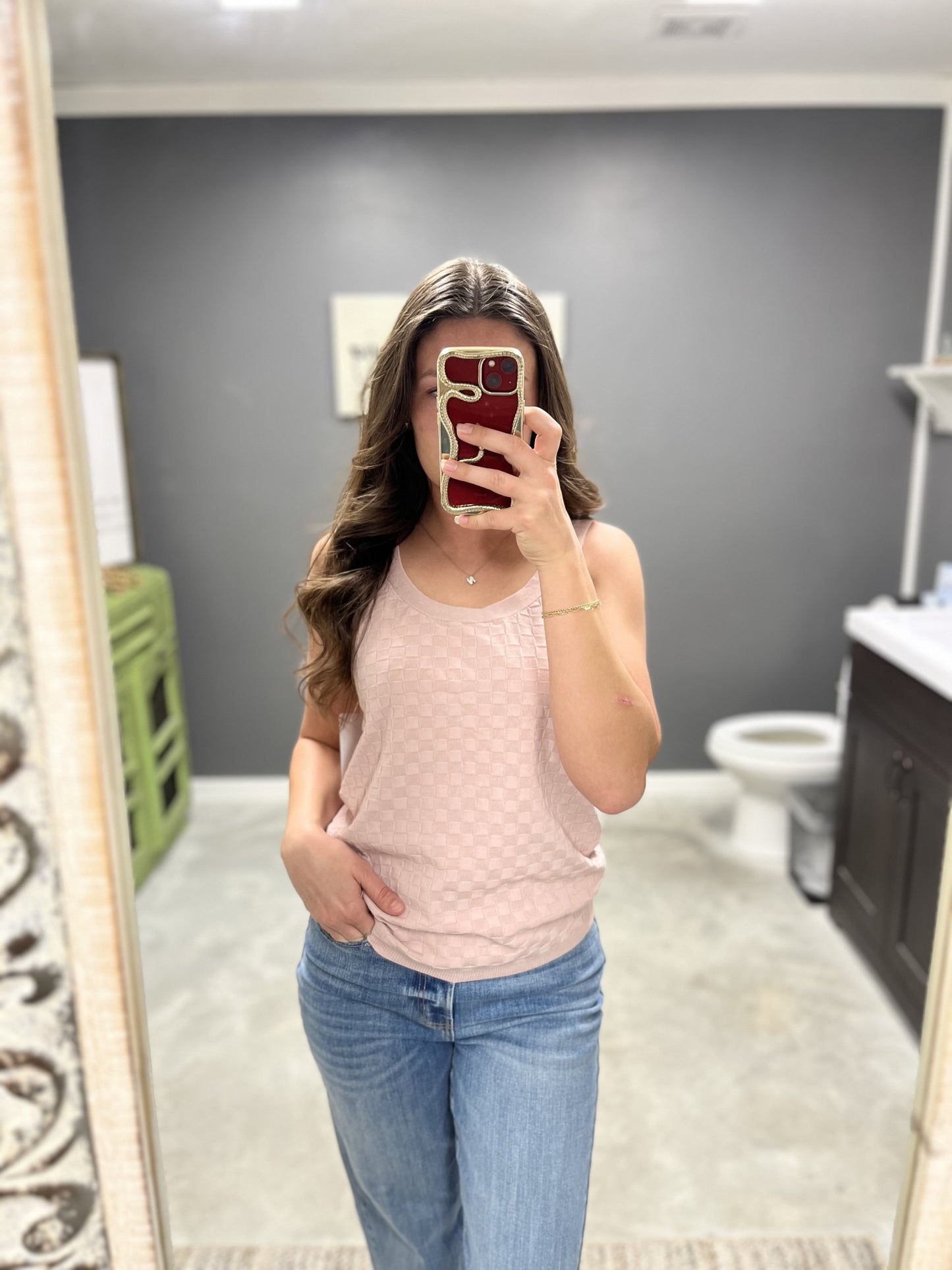 Blush Knit Tank
