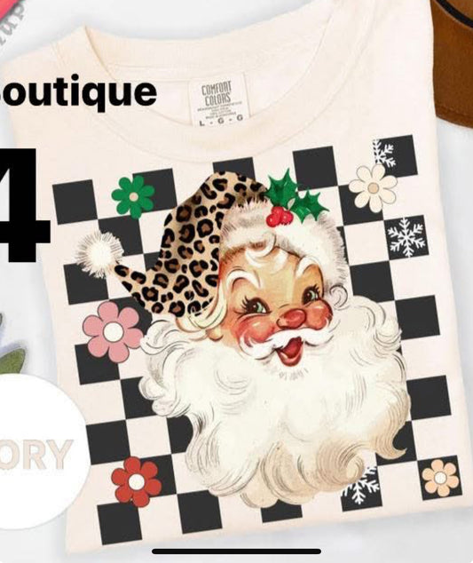 Santa Leopard Hat