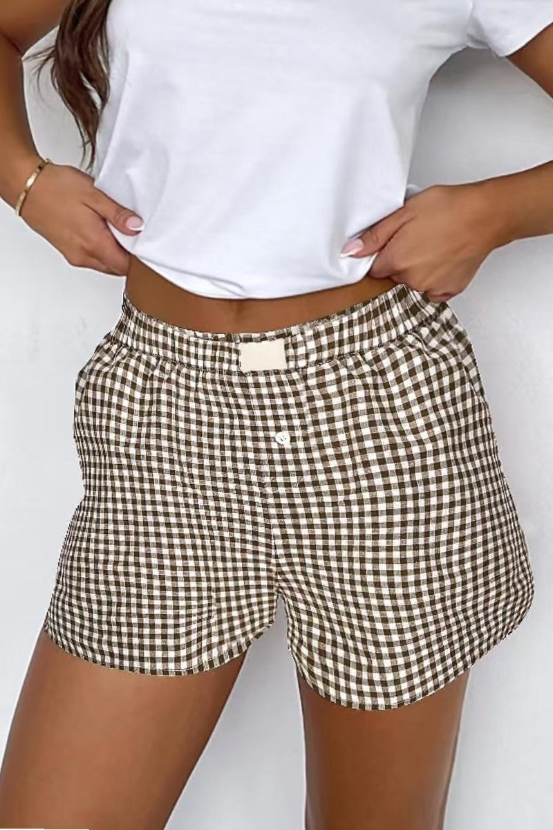 Gingham Boxer Shorts