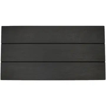 Rectangular Wood Tray Black