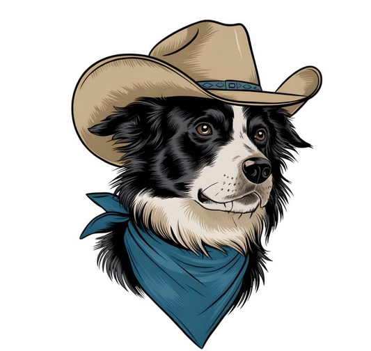 Howdy Hound Border Collie