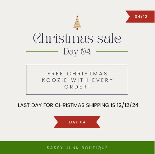 Free Christmas Koozie Day 04