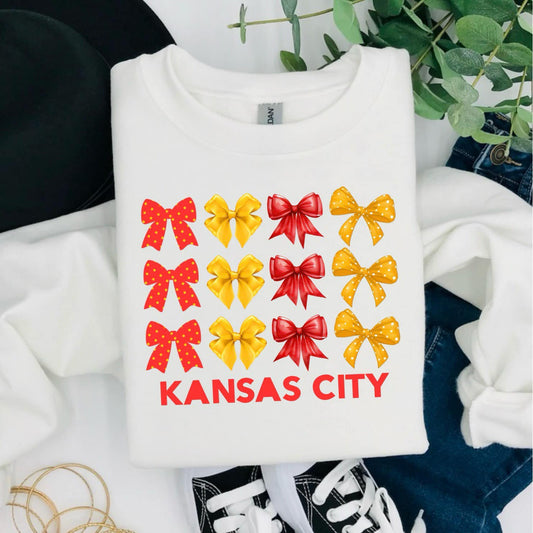 Kansas City Bows Red/Gold