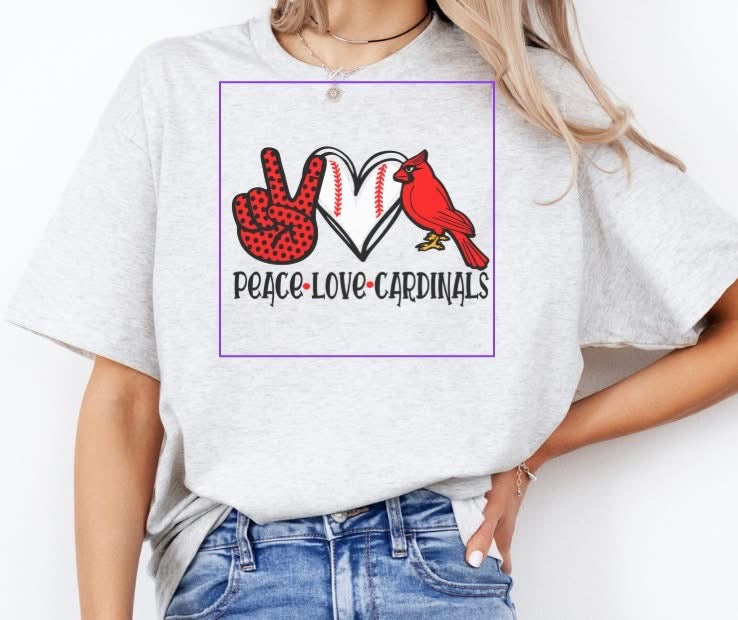 Peace Love Cardinals