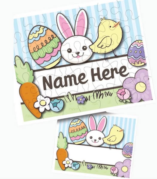 CUSTOM Easter Puzzle 5x7