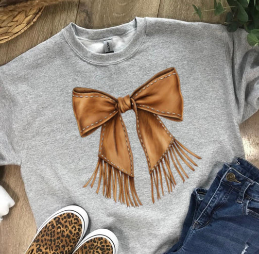 Leather Bow