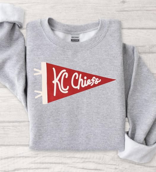 KC Chiefs Simple Pennant