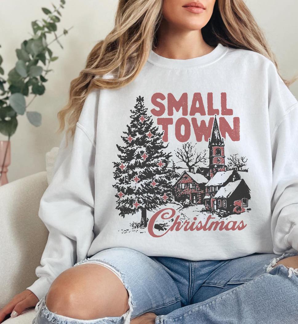 Small Town Christmas w/ Tree