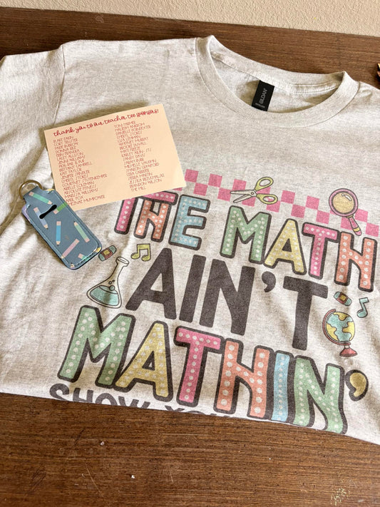 The Math Ain't Mathin
