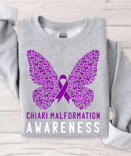 Chiari Malformation Awareness Butterfly