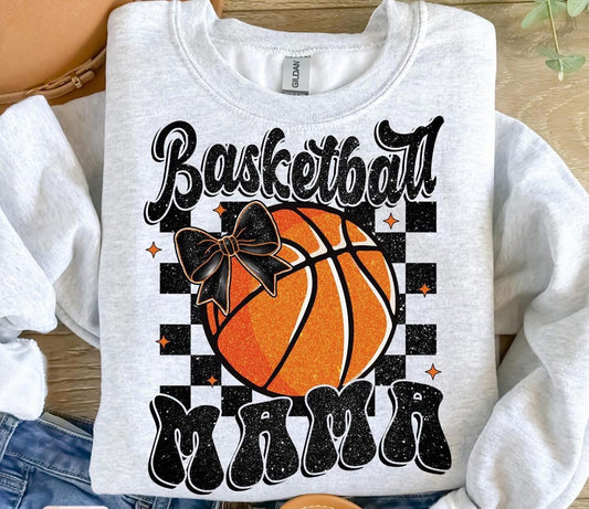 Basketball Mama- Ball & Bow