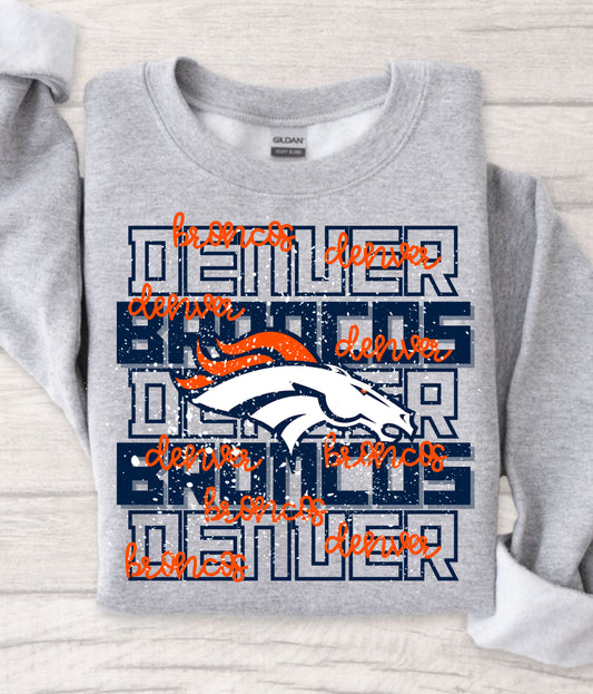 Denver Broncos Stacked