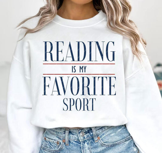 Reading is my favorite Sport
