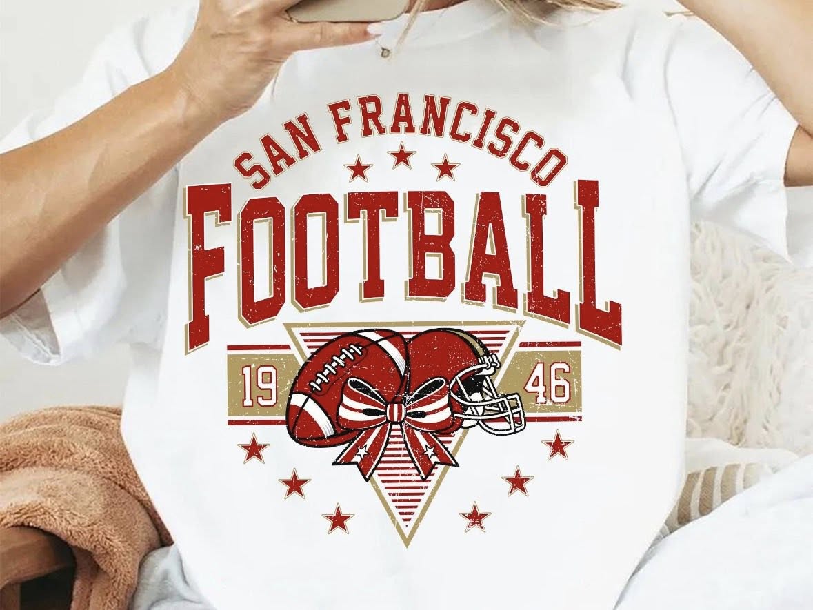 San Francisco Football w/ bow
