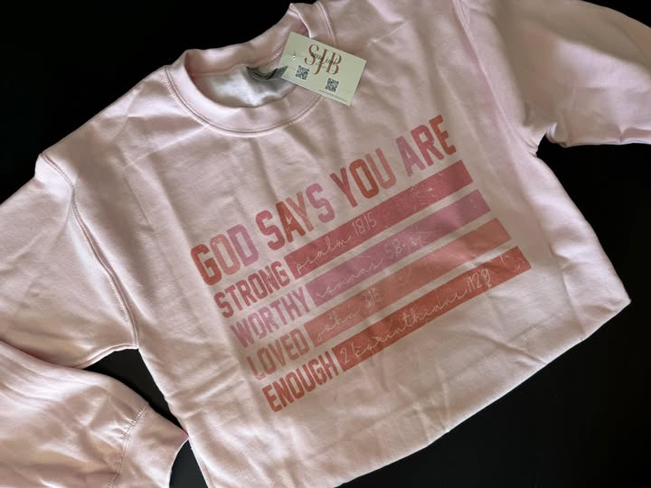 god says you are