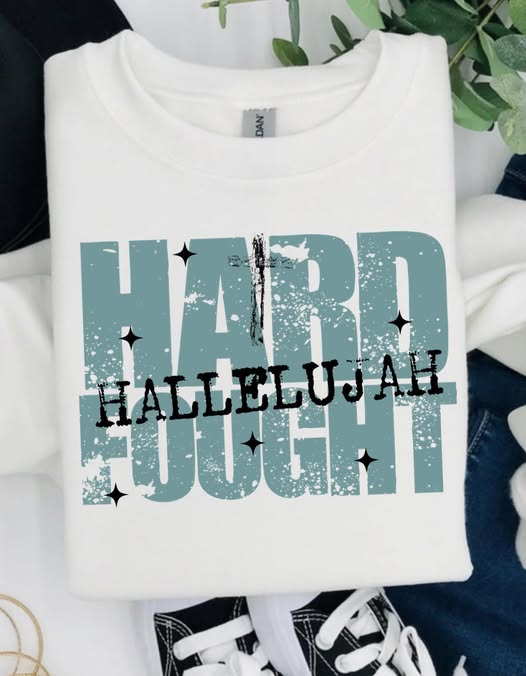 Distressed Hard Fought Hallelujah