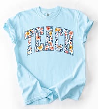 Blue Floral Teach