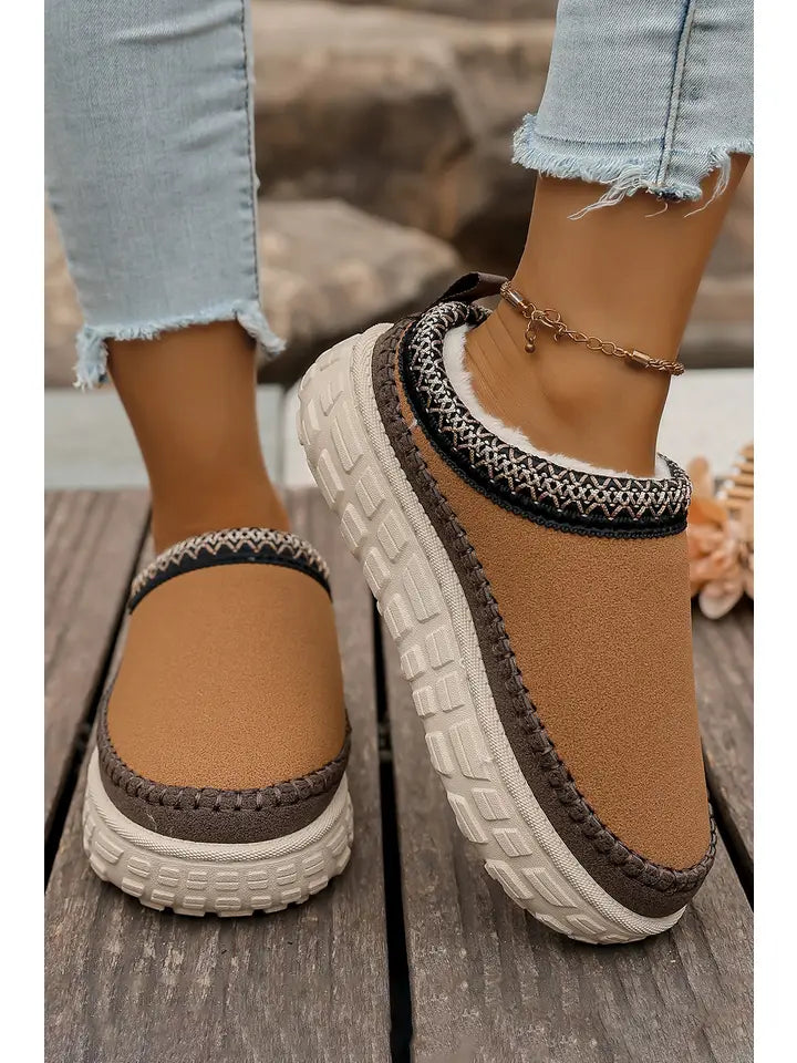Suede Clogs