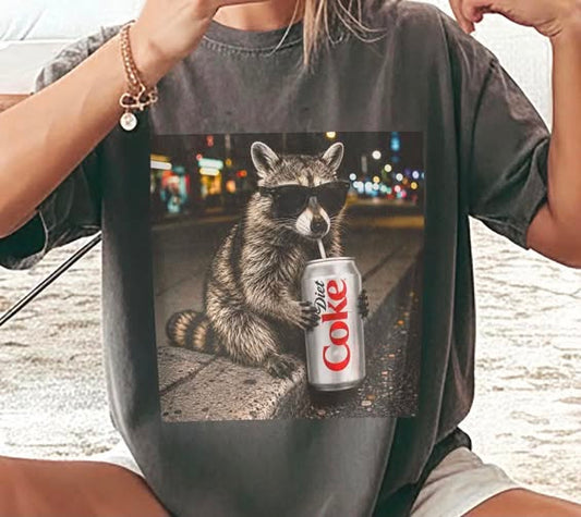 Raccoon Diet Coke