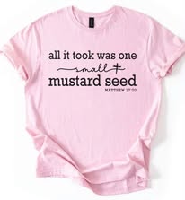 All it took was a mustard seed
