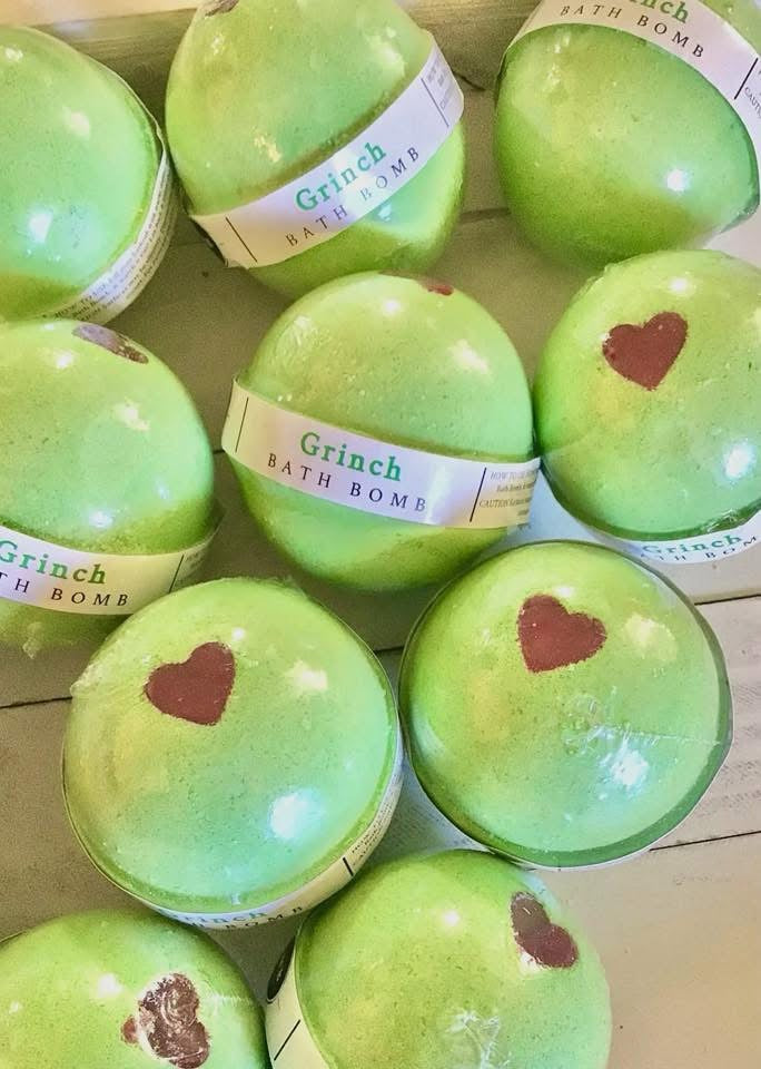Grinch Bath Bomb