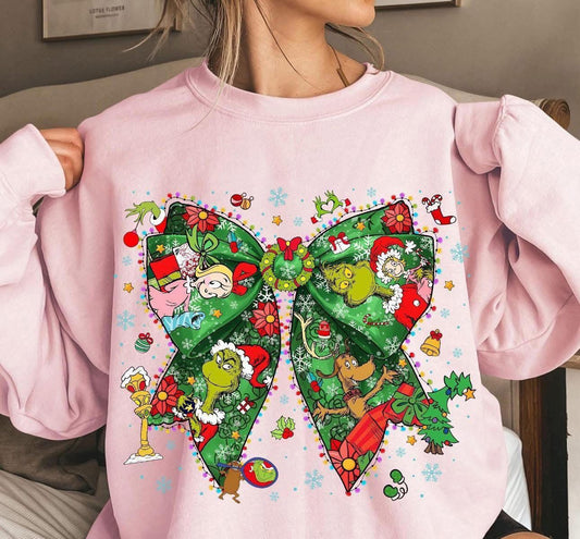 A Grinch Bow