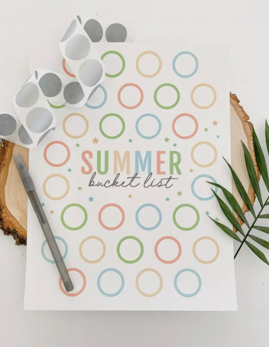 Summer Bucket List Scratcher