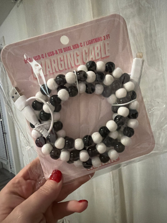 4 Way Charge Cable - Black/White
