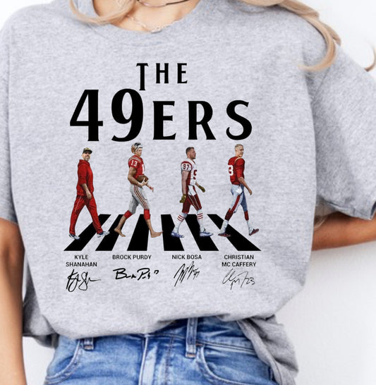 SF 49ers Players Walk