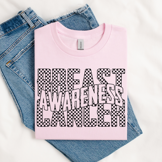 Checkered Breast Cancer Awareness