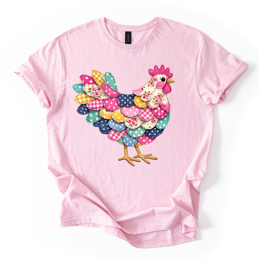 Faux Fabric Chicken
