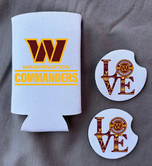 Commanders Koozie/Coasters