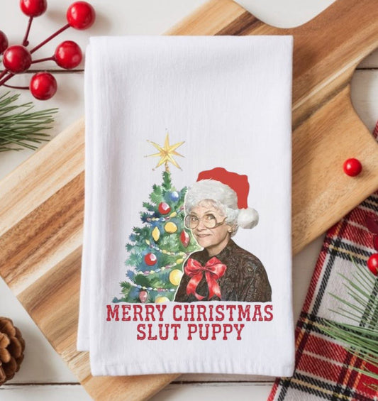 Slut Puppy Tea Towel
