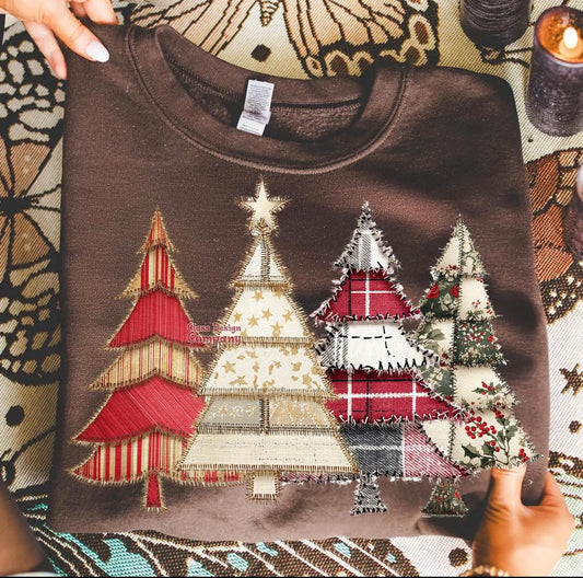 Patchwork Christmas Trees