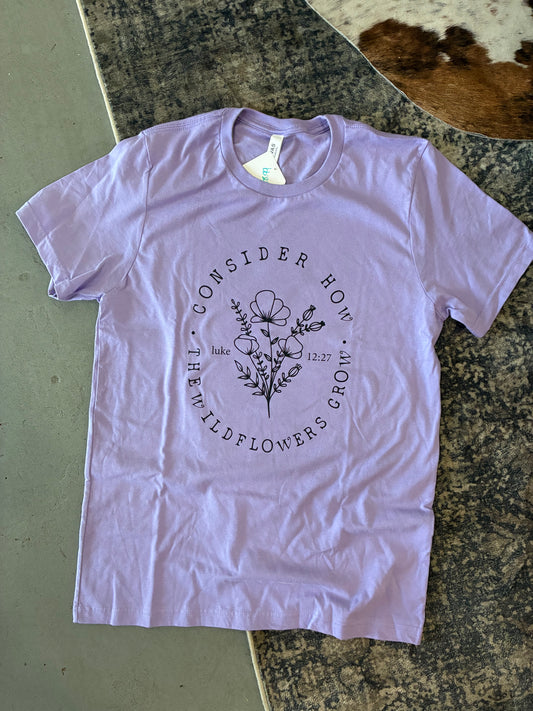 Consider How The Wildflowers Grow