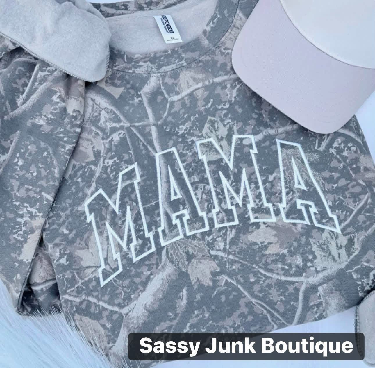 PreO Camo, Mama Embroidery Crew